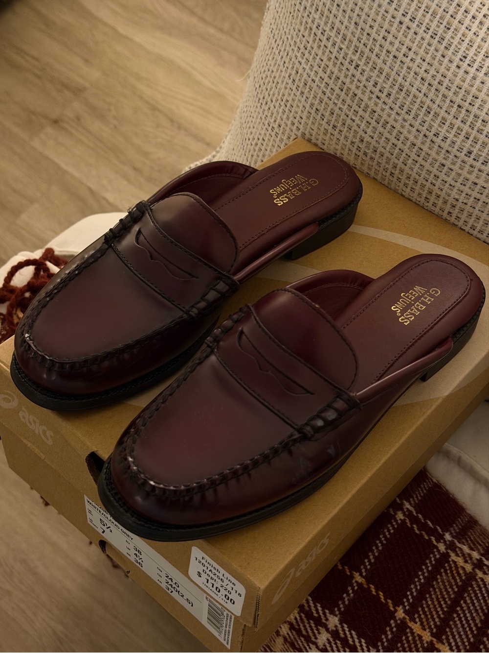 G.H. Bass Womens Wynn Mule Easy Weejuns Loafer in Brown